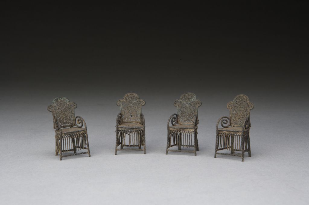 图片[2]-Small silver thread tables and chairs-China Archive